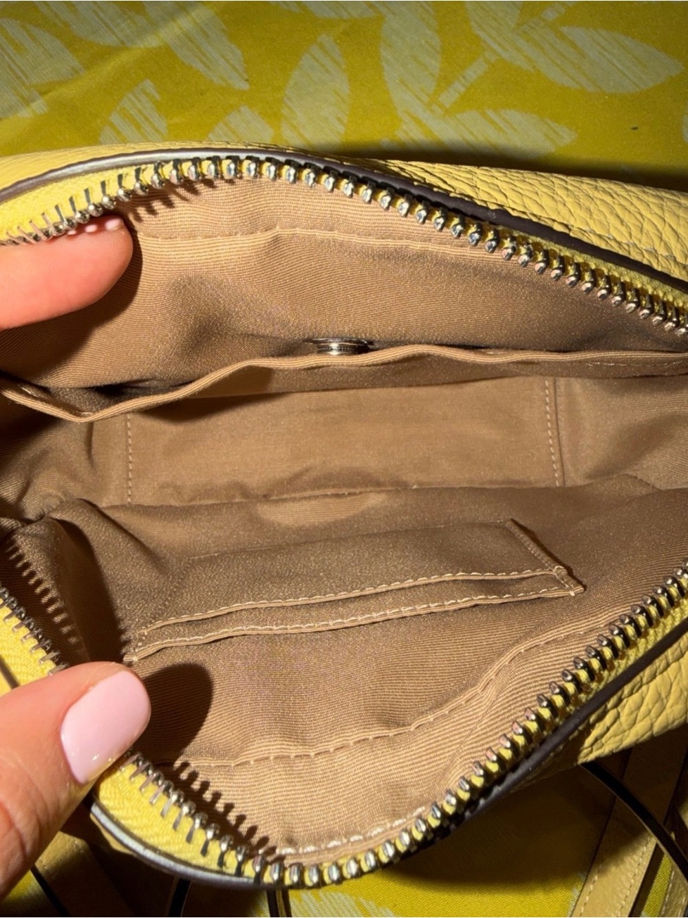 Coach Yellow Floral Crossbody Camera Bag - Picture 2 of 2